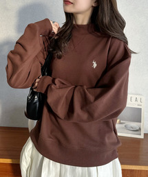 U.S. POLO ASSN.（ユーエスポロアッスン）の「Ada.別注    U.S. POLO ASSN モックネック オーバーサイズ 裏毛スウェット（スウェット）」