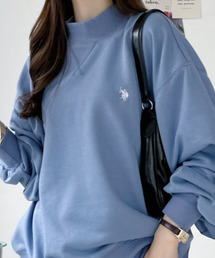 U.S. POLO ASSN.（ユーエスポロアッスン）の「Ada.別注 // U.S. POLO ASSN モックネック オーバーサイズ 裏毛スウェット（スウェット）」
