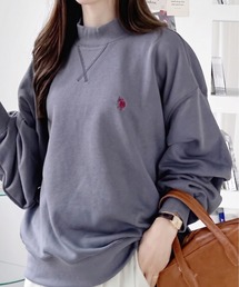 U.S. POLO ASSN.（ユーエスポロアッスン）の「Ada.別注    U.S. POLO ASSN モックネック オーバーサイズ 裏毛スウェット（スウェット）」