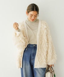 BAYFLOW | [アウターとしても着られる]ループヤーンボリュームカーディガン(カーディガン/ボレロ)