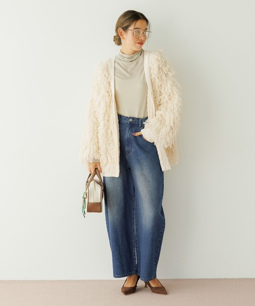 [アウターとしても着られる]ループヤーンボリュームカーディガン（カーディガン/ボレロ）｜BAYFLOW（ベイフロー）