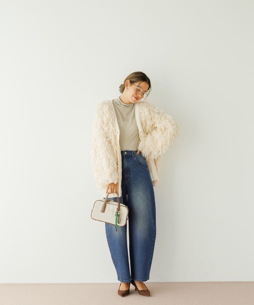 [アウターとしても着られる]ループヤーンボリュームカーディガン（カーディガン/ボレロ）｜BAYFLOW（ベイフロー）