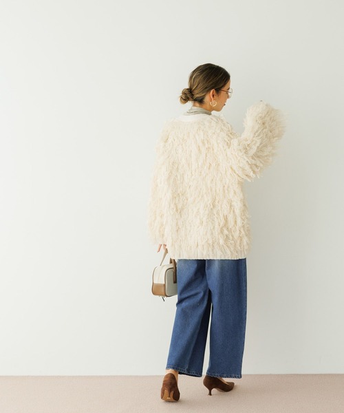 [アウターとしても着られる]ループヤーンボリュームカーディガン（カーディガン/ボレロ）｜BAYFLOW（ベイフロー）