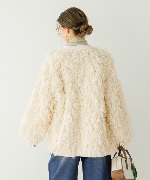 [アウターとしても着られる]ループヤーンボリュームカーディガン（カーディガン/ボレロ）｜BAYFLOW（ベイフロー）