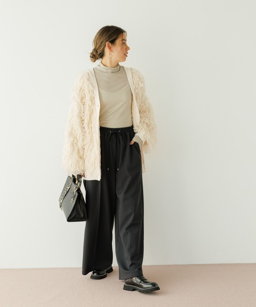 [アウターとしても着られる]ループヤーンボリュームカーディガン（カーディガン/ボレロ）｜BAYFLOW（ベイフロー）