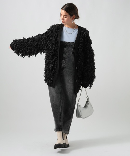 [アウターとしても着られる]ループヤーンボリュームカーディガン（カーディガン/ボレロ）｜BAYFLOW（ベイフロー）