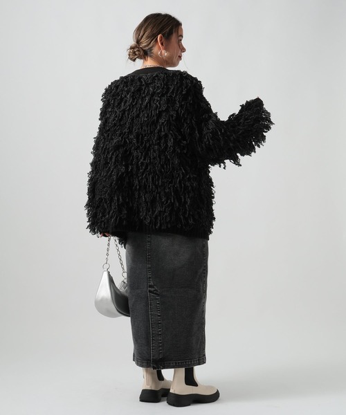 [アウターとしても着られる]ループヤーンボリュームカーディガン（カーディガン/ボレロ）｜BAYFLOW（ベイフロー）