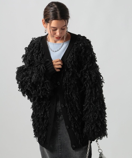 [アウターとしても着られる]ループヤーンボリュームカーディガン（カーディガン/ボレロ）｜BAYFLOW（ベイフロー）