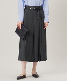 リネンライクシンセティックキュロット パンツ