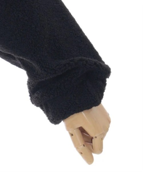 axes femme(アクシーズファム)の「ハーフジップ刺繍ボアプルオーバー(Tシャツ/カットソー・レディース・キナリ/ブラック/ベージュ・FREE)」の19枚目の写真