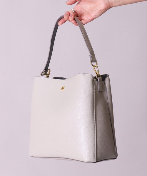 Legato Largo（レガートラルゴ）の「(LF)【Legato Largo】【たすかるっかばん】3ポケット 2WAY ショルダーバッグ（ショルダーバッグ・レディース・ブラック/ライトグレー/グレイッシュベージュ/バーガンディー/ブラウン・ONE SIZE）」の22枚目の写真