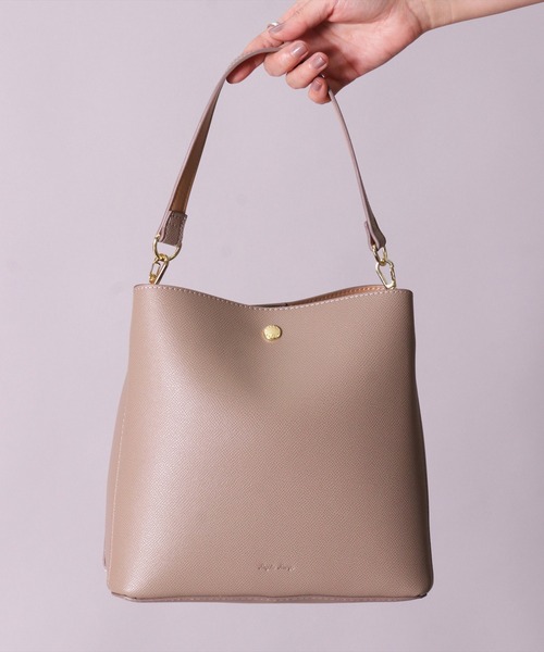 Legato Largo（レガートラルゴ）の「(LF)【Legato Largo】【たすかるっかばん】3ポケット 2WAY ショルダーバッグ（ショルダーバッグ・レディース・ブラック/ライトグレー/グレイッシュベージュ/バーガンディー/ブラウン・ONE SIZE）」の19枚目の写真