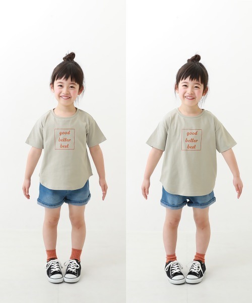 devirock(デビロック)の「綿100% デビラボ ガールズ プリント半袖Tシャツ(Tシャツ/カットソー・キッズ・グレー系1/パープル系1/パープル系3/ホワイト系1/ホワイト系2/ブラック系2/ブルー系2/パープル系2/グリーン系1/ピンク系3/ブルー系1/ピンク系2/ピンク系1/ブラック系1・150cm/140cm/110cm/100cm/90cm/160cm/130cm/120cm)」の17枚目の写真