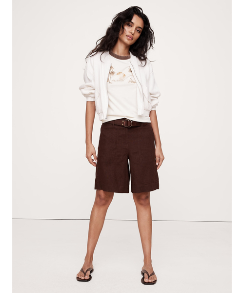 Banana Republic(バナナリパブリック)の「ライトウェイト コットン クルーネックTシャツ(Tシャツ/カットソー・レディース・イエロー系その他/ブラック/ホワイト/マルチ/ブルー/オフホワイト/ライトブラック/ネイビー・S/L/M/XS)」の17枚目の写真