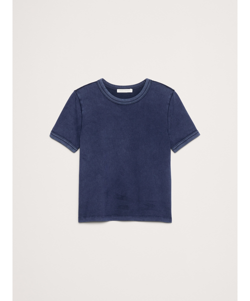 Banana Republic(バナナリパブリック)の「ライトウェイト コットン クルーネックTシャツ(Tシャツ/カットソー・レディース・イエロー系その他/ブラック/ホワイト/マルチ/ブルー/オフホワイト/ライトブラック/ネイビー・S/L/M/XS)」の21枚目の写真