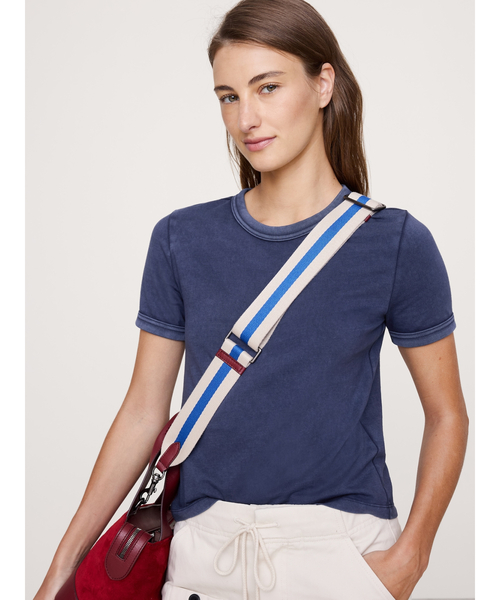 Banana Republic(バナナリパブリック)の「ライトウェイト コットン クルーネックTシャツ(Tシャツ/カットソー・レディース・イエロー系その他/ブラック/ホワイト/マルチ/ブルー/オフホワイト/ライトブラック/ネイビー・S/L/M/XS)」の5枚目の写真