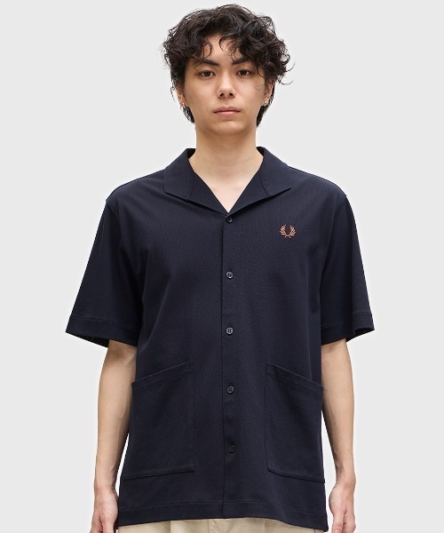 セール】Mesh Button Through Shirt／メッシュボタンスルー