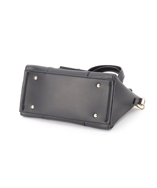 ESPERANZA（エスペランサ）の「ダブルフラップ2WAYハンドバッグ（ハンドバッグ・レディース・アイボリー/ブラック/ダークブラウン/イエロー・FREE）」の12枚目の写真