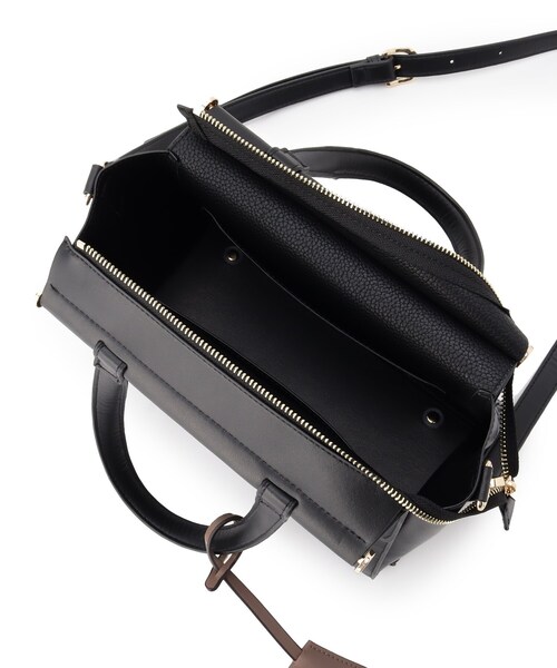 ESPERANZA（エスペランサ）の「ダブルフラップ2WAYハンドバッグ（ハンドバッグ・レディース・アイボリー/ブラック/ダークブラウン/イエロー・FREE）」の13枚目の写真