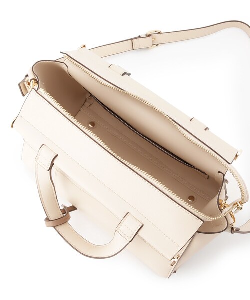 ESPERANZA（エスペランサ）の「ダブルフラップ2WAYハンドバッグ（ハンドバッグ・レディース・アイボリー/ブラック/ダークブラウン/イエロー・FREE）」の14枚目の写真