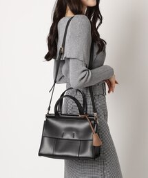 ダブルフラップ2WAYハンドバッグ