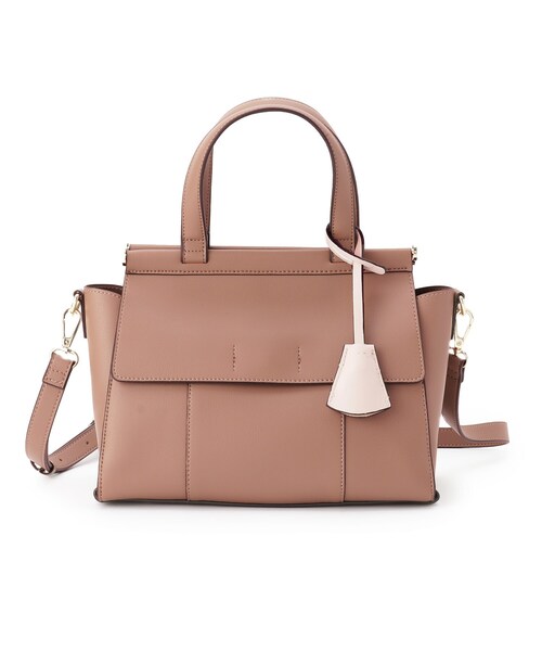 ESPERANZA（エスペランサ）の「ダブルフラップ2WAYハンドバッグ（ハンドバッグ・レディース・アイボリー/ブラック/ダークブラウン/イエロー・FREE）」の7枚目の写真