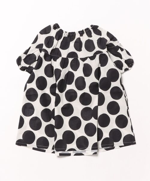 TARKER（ターカー）の「ドット柄ワンピース（ワンピース・キッズ・ブラウン/ブラック・80/90/100/110/120/130）」の3枚目の写真