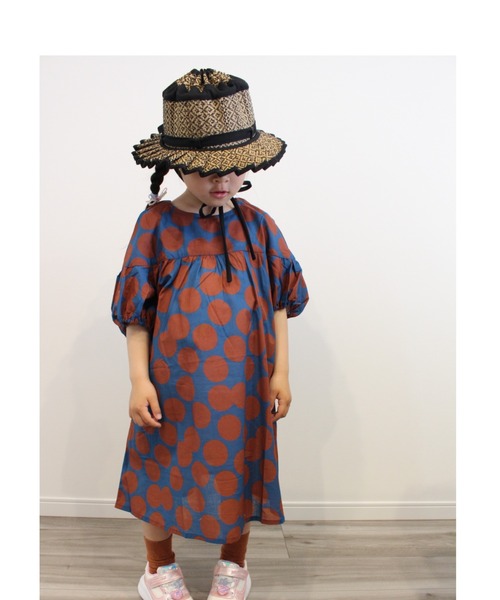 TARKER（ターカー）の「ドット柄ワンピース（ワンピース・キッズ・ブラウン/ブラック・80/90/100/110/120/130）」の15枚目の写真