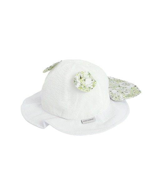 MAKE YOUR DAY（メイクユアデイ）の「キラキラお星さまベビーハット（ハット・キッズ・オフホワイト/サックスブルー・46/48/50）」の8枚目の写真