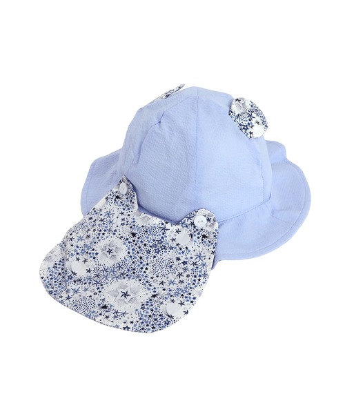 MAKE YOUR DAY（メイクユアデイ）の「キラキラお星さまベビーハット（ハット・キッズ・オフホワイト/サックスブルー・46/48/50）」の10枚目の写真