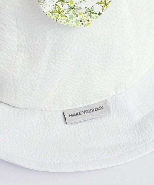 MAKE YOUR DAY（メイクユアデイ）の「キラキラお星さまベビーハット（ハット・キッズ・オフホワイト/サックスブルー・46/48/50）」の12枚目の写真