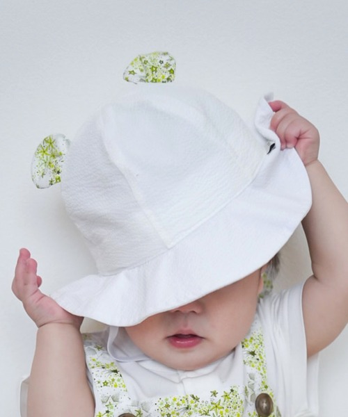 MAKE YOUR DAY（メイクユアデイ）の「キラキラお星さまベビーハット（ハット・キッズ・オフホワイト/サックスブルー・46/48/50）」の22枚目の写真