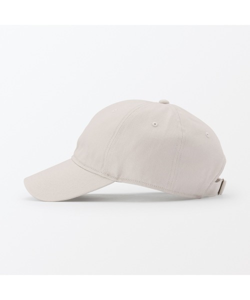 無印良品(ムジルシリョウヒン)の「UVカット コットンツイル キャップ(キャップ・レディース・ダークブラウン/ブラック/アイボリー・55-59cm)」の5枚目の写真