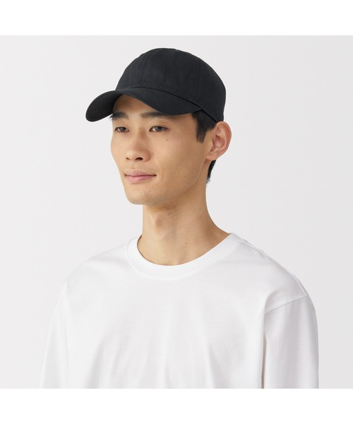 無印良品(ムジルシリョウヒン)の「UVカット コットンツイル キャップ(キャップ・レディース・ダークブラウン/ブラック/アイボリー・55-59cm)」の16枚目の写真