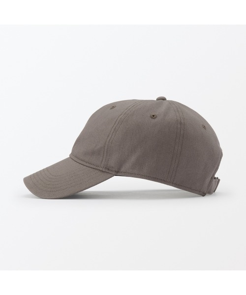 無印良品(ムジルシリョウヒン)の「UVカット コットンツイル キャップ(キャップ・レディース・ダークブラウン/ブラック/アイボリー・55-59cm)」の19枚目の写真