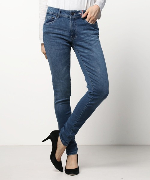 London Denim(ロンドンデニム)の「London Denim(MAY FAIR) Re-born Skinny / ストレッチスキニー デニム(デニムパンツ・レディース・ライトインディゴブルー/ダークインディゴブルー/インディゴブルー・M/L/LL/S)」の3枚目の写真