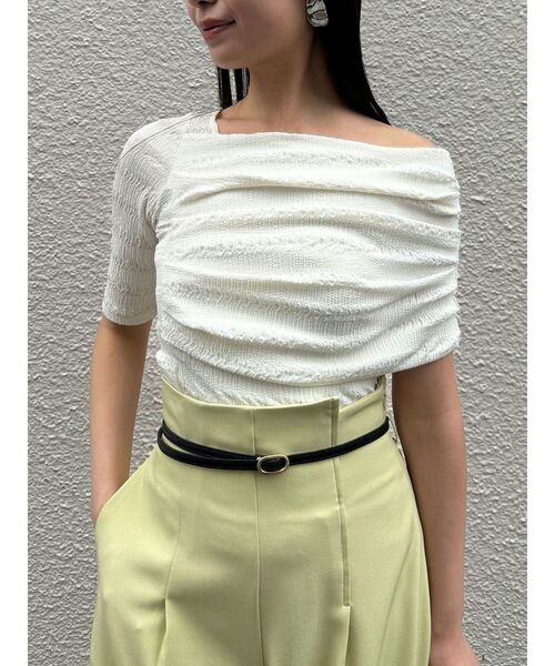 LAGUNAMOON(ラグナムーン)の「バイカラーベルトパンツ(その他パンツ・レディース・ライトグリーン/チャコールグレー/アイボリー・SMALL/MEDIUM)」の11枚目の写真