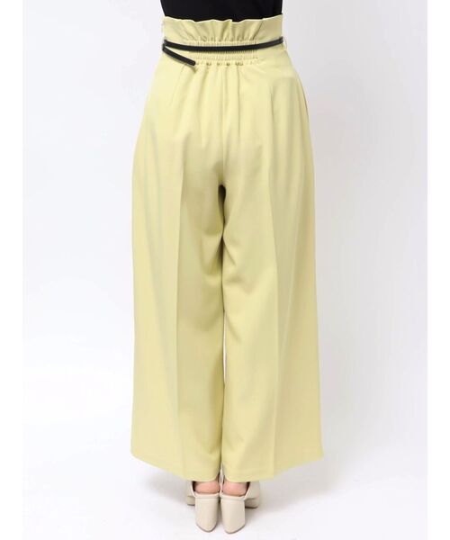 LAGUNAMOON(ラグナムーン)の「バイカラーベルトパンツ(その他パンツ・レディース・ライトグリーン/チャコールグレー/アイボリー・SMALL/MEDIUM)」の21枚目の写真