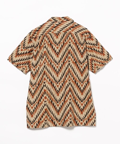 BEAMS PLUS（ビームスプラス）の「ジグザグ プリント オープンカラー シャツ（シャツ/ブラウス・メンズ・ベージュ・S/L/XL）」の12枚目の写真