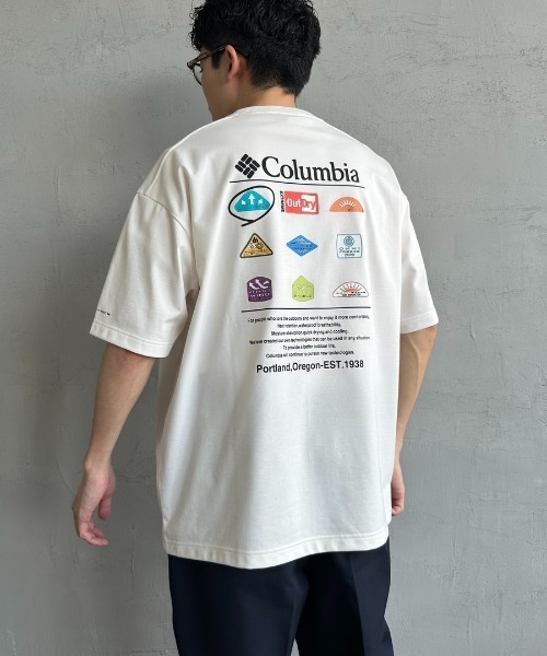 Columbia（コロンビア）の「【WEB限定】[Columbia/コロンビア] STUCK BROOK バックプリントTシャツ（Tシャツ/カットソー・レディース・ブラック/ホワイト/グリーン・M/L/XL）」の22枚目の写真
