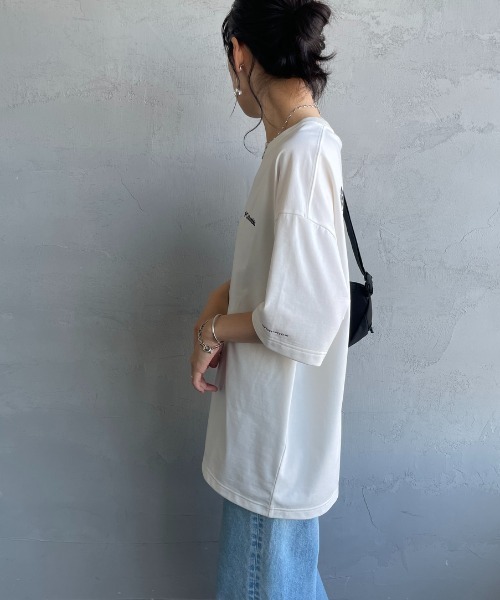 Columbia（コロンビア）の「【WEB限定】[Columbia/コロンビア] STUCK BROOK バックプリントTシャツ（Tシャツ/カットソー・レディース・ブラック/ホワイト/グリーン・M/L/XL）」の12枚目の写真