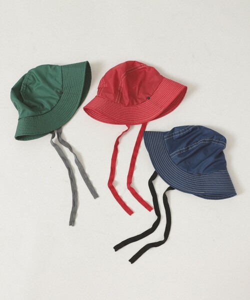 BEAMS BOY（ビームスボーイ）の「【別注】DECHO / FISHING HAT（ハット・レディース・レッド/グリーン/ネイビー・ONE SIZE）」の5枚目の写真