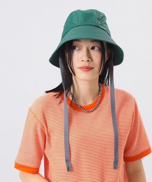 BEAMS BOY（ビームスボーイ）の「【別注】DECHO / FISHING HAT（ハット・レディース・レッド/グリーン/ネイビー・ONE SIZE）」の7枚目の写真