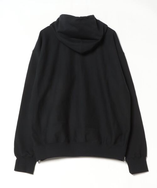 LEATHER POCKET ZIP-UP SWEAT HOODIE（パーカー）｜JOHN