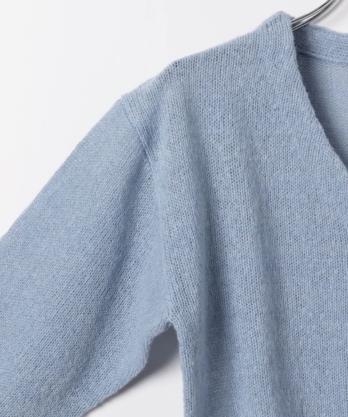 GLOBAL WORK（グローバルワーク）の「my color ラメVカーデ/309342（カーディガン/ボレロ・キッズ・サックスブルー/オフホワイト/イエロー・160cm/150cm/140cm/130cm）」の15枚目の写真