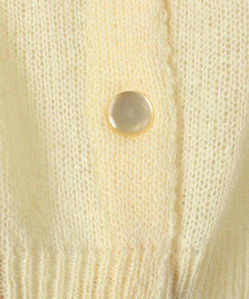 GLOBAL WORK（グローバルワーク）の「my color ラメVカーデ/309342（カーディガン/ボレロ・キッズ・サックスブルー/オフホワイト/イエロー・160cm/150cm/140cm/130cm）」の22枚目の写真
