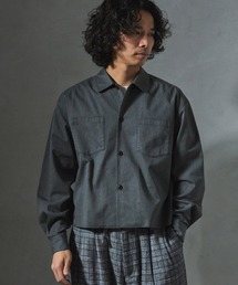 【ZOZO限定】T/C TWILL クロップドL/S