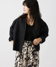 【ZOZO限定】T/C TWILL クロップドL/S