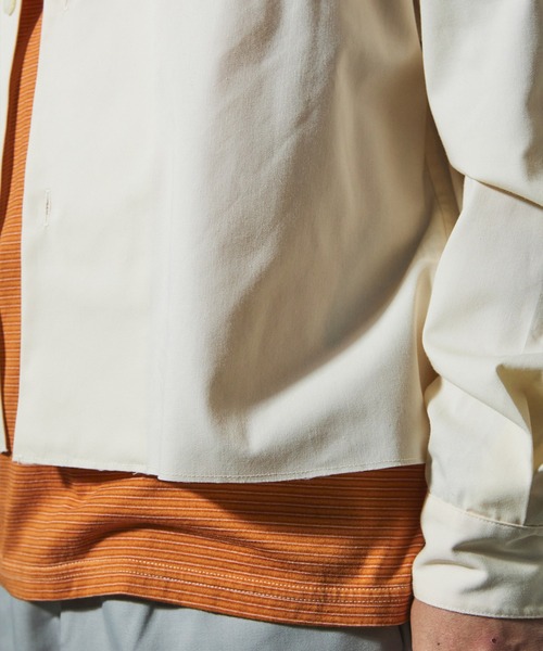 JOURNAL STANDARD relume(ジャーナルスタンダード レリューム)の「【ZOZO限定】T/C TWILL クロップドL/S(シャツ/ブラウス・メンズ・チャコール/ブラック/カーキ/アイボリー・XS/S/M/L/XL)」の13枚目の写真