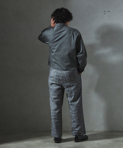 JOURNAL STANDARD relume(ジャーナルスタンダード レリューム)の「【ZOZO限定】T/C TWILL クロップドL/S(シャツ/ブラウス・メンズ・チャコール/ブラック/カーキ/アイボリー・XS/S/M/L/XL)」の15枚目の写真